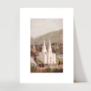 Brigham City, Utah LDS Temple Print