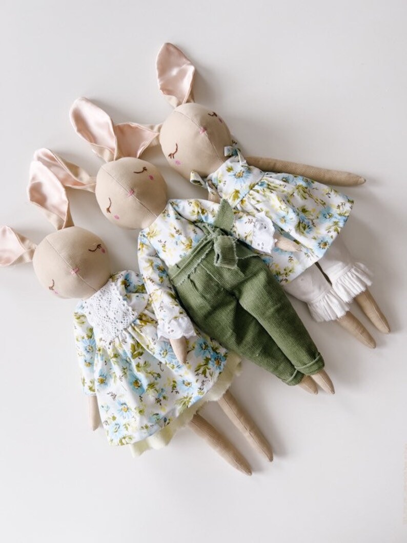 Bunny stuffed doll / Easter gift / easter bunny / stuffed animal image 8