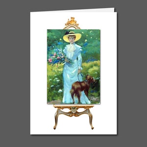 Miniature Glicée Painting on Easel #120C