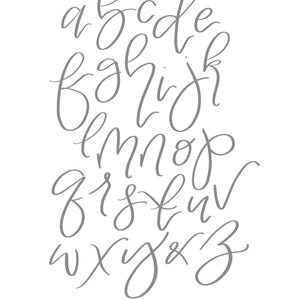 alphabet | nursery print