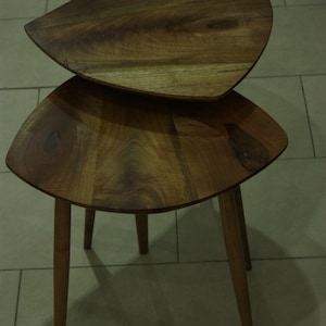 Full wood side table