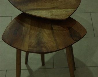 Volledige houten bijzettafel