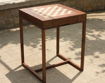 Chess table with drawer 2