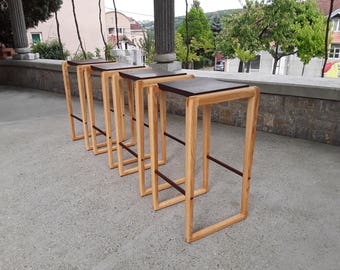 Full wood bar stools