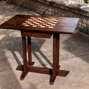 Chess table with drawer
