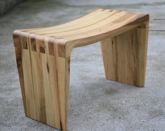 Small curved bench