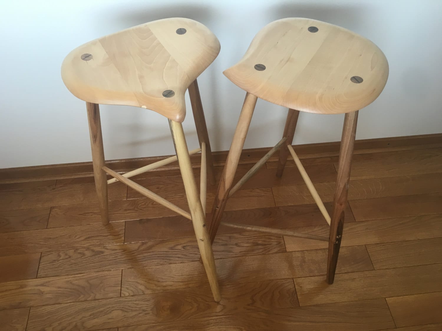 Maple Bar Stools Inspired by Esherick Etsy