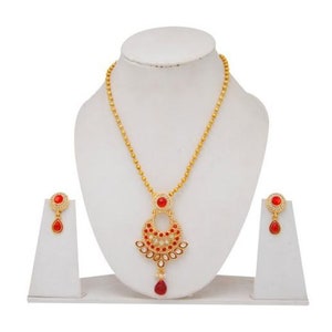 On sale - combo offer (gold ball chain with pendant set n  silver rhodium chain with cz  pendant set)