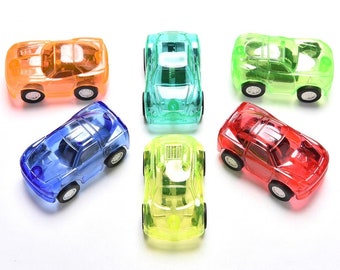 PONTIKI CHOVICA CAR Pull Back Action FULL SET of ALL 4 Retired Toy Japan New