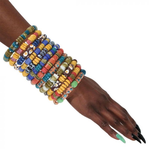 Bracelet: Africa Trade Bead Bracelet (Free Shipping)