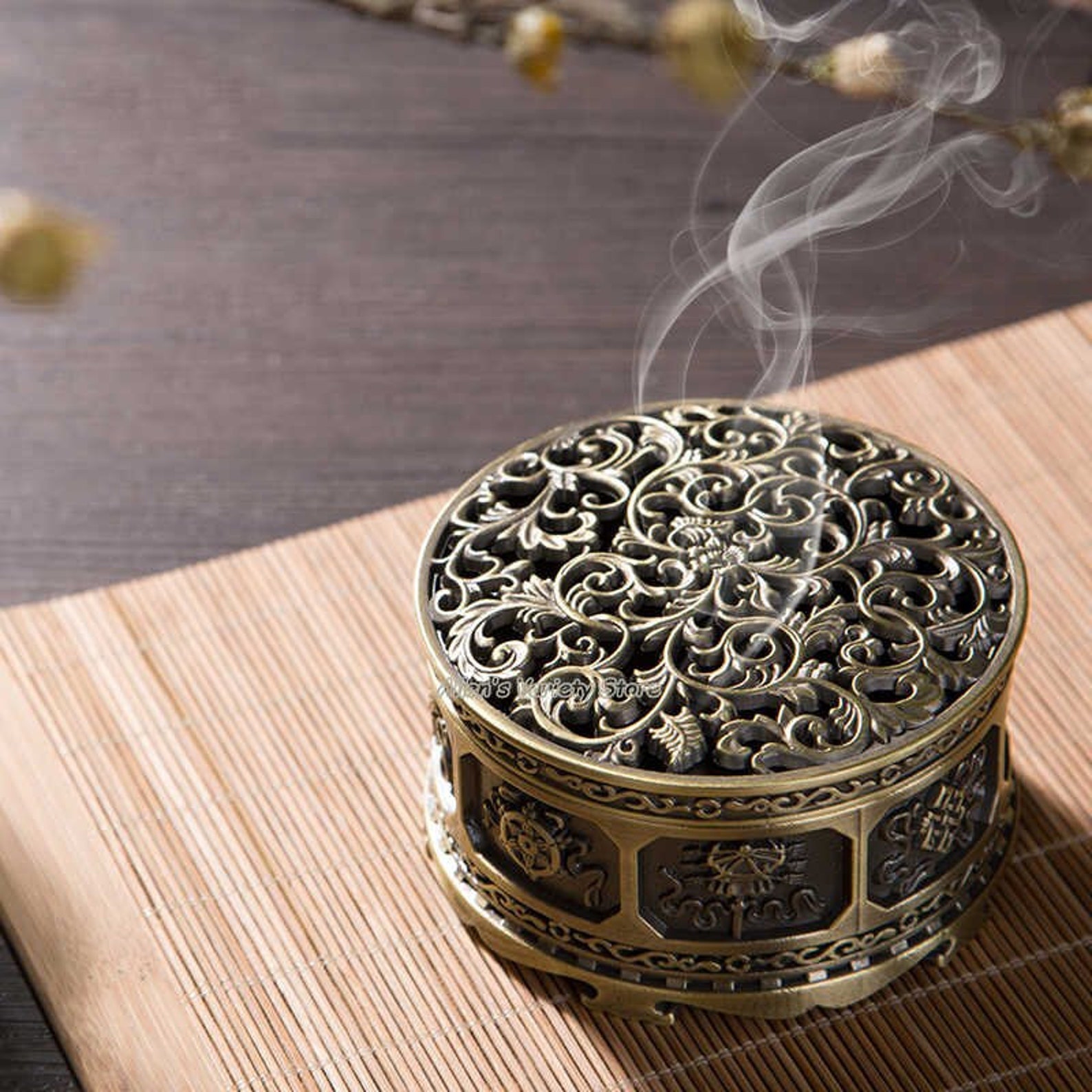Incense Burner Metal Censer for Incense Resins or Herbs. Etsy UK