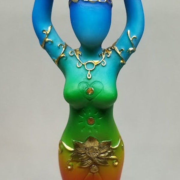 Chakra Goddess Tealight Candle Holder (Free Shipping)