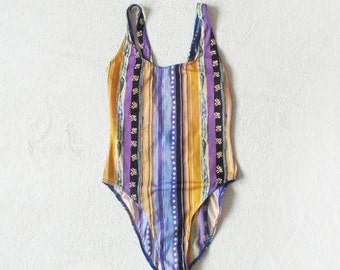 Vintage Swimsuit, pastel, bathing suit, onepiece swimsuit, european fashion, vintage, retro swimsuit, pink , black, lines, geometric