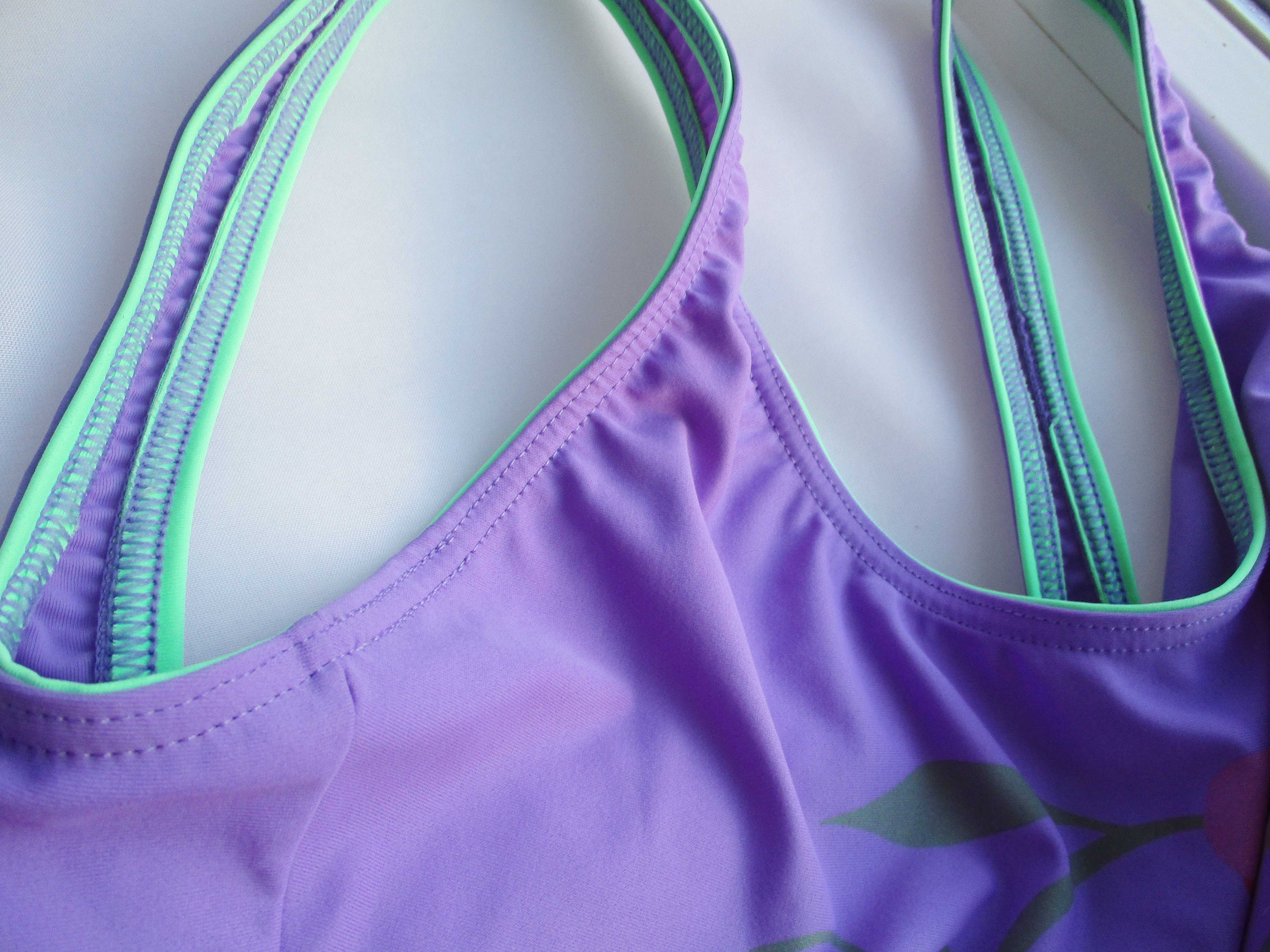 Vintage Swimsuit pastel bathing suit onepiece swimsuit Etsy