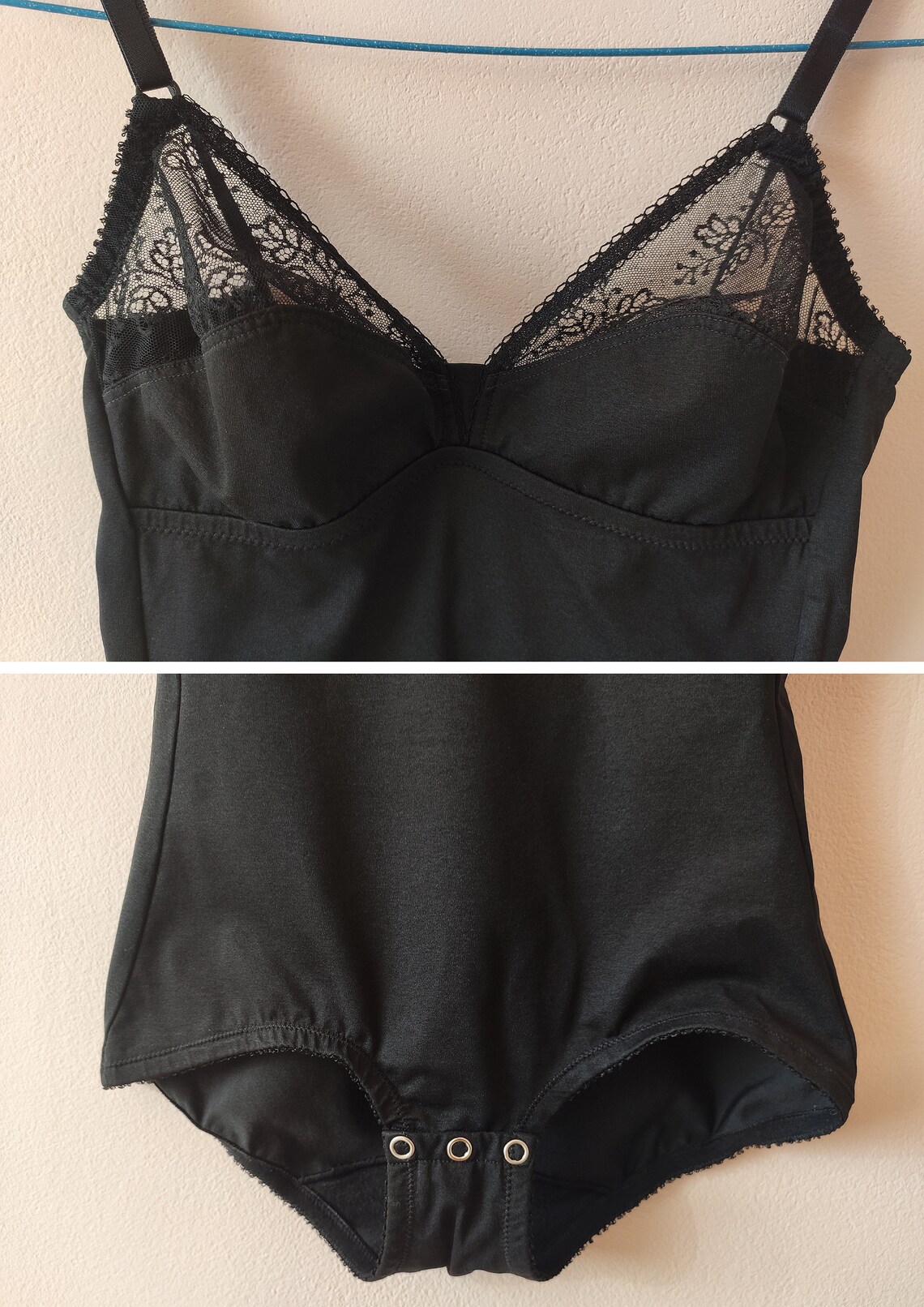 Vintage Body Shaper, XXSXS, Bodysuit, Italian Shapewear, Black Shaping Leotard, Vintage Black