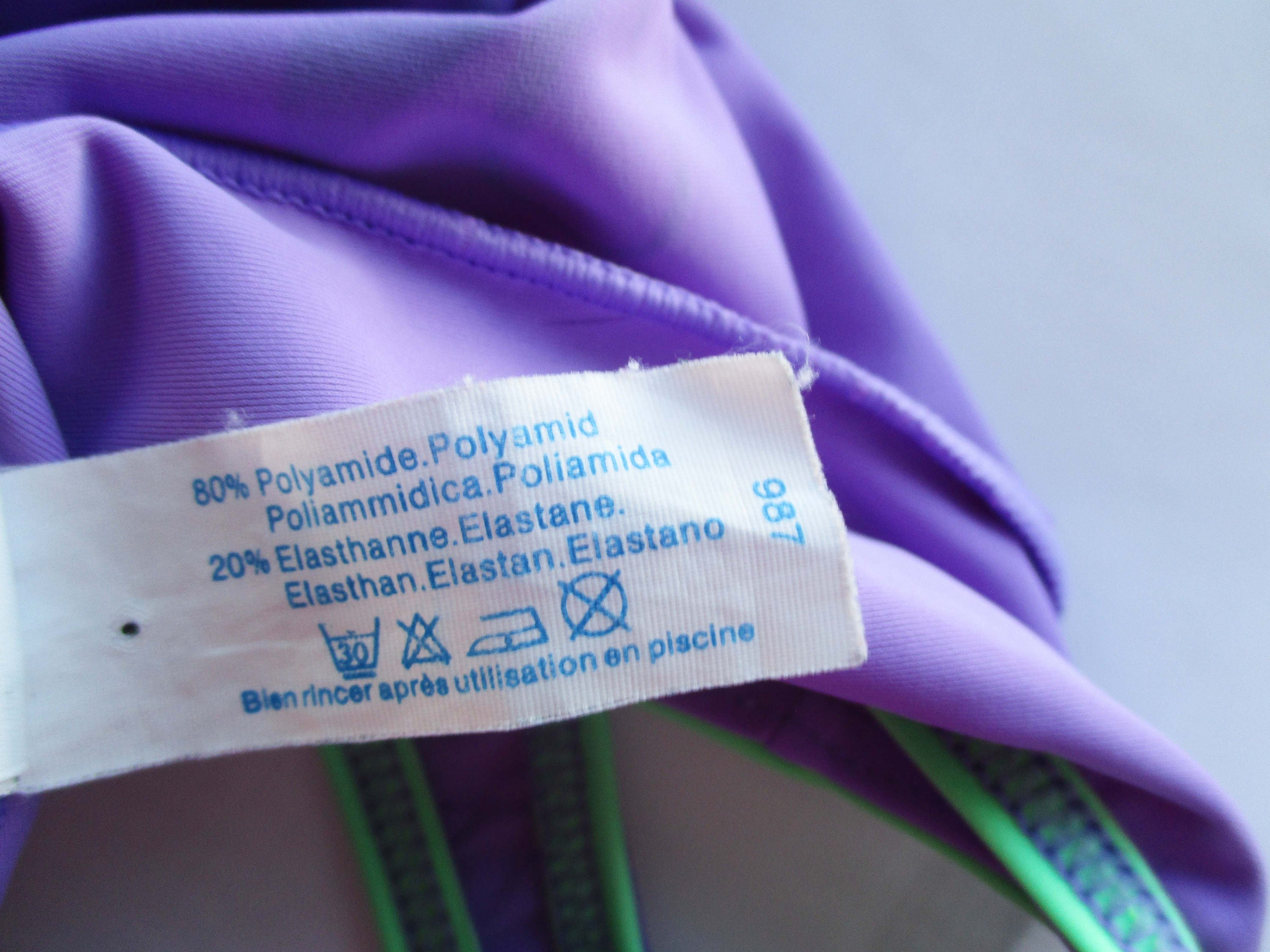 Vintage Swimsuit pastel bathing suit onepiece swimsuit Etsy