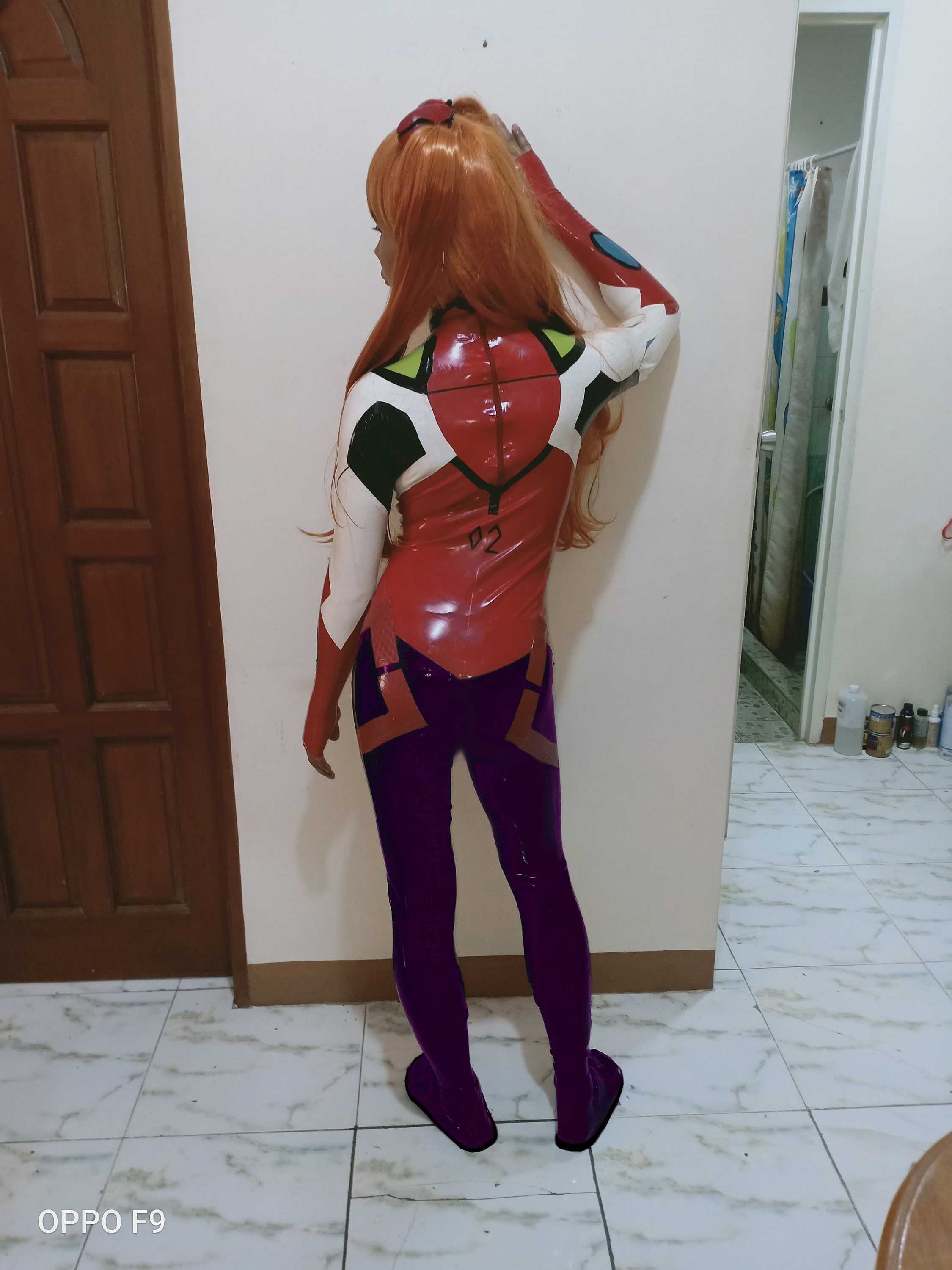 Latex Asuka V3 NGE Plugsuit Cosplay Costume Etsy