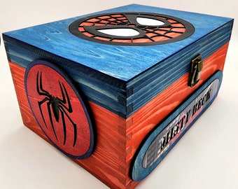 Large Spidey Box Spiderman Inspired Gift Box Letter Box Medium