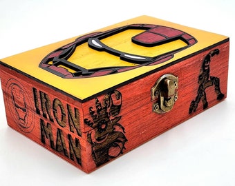 IRON Man inspired Gift Box Personalization available