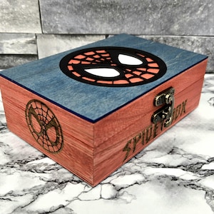 Spidey Box Personalization Available Spiderman inspired