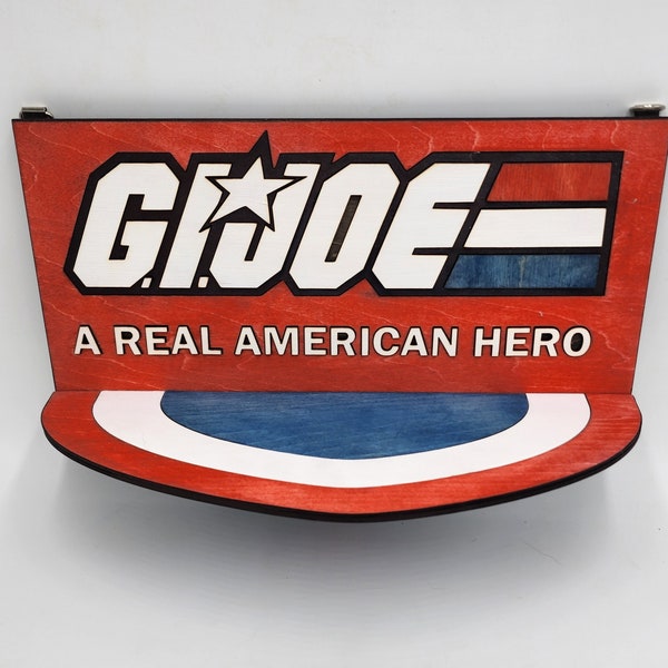 Wall shelf for action figure GI Joe display shelf