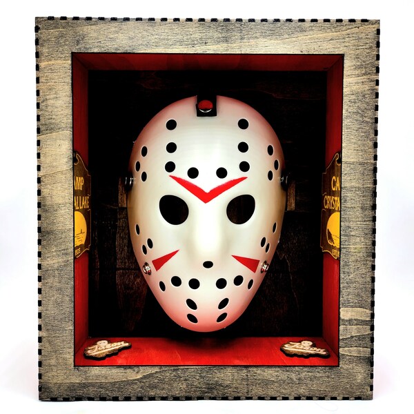 Masks in Shadow Box Etsy