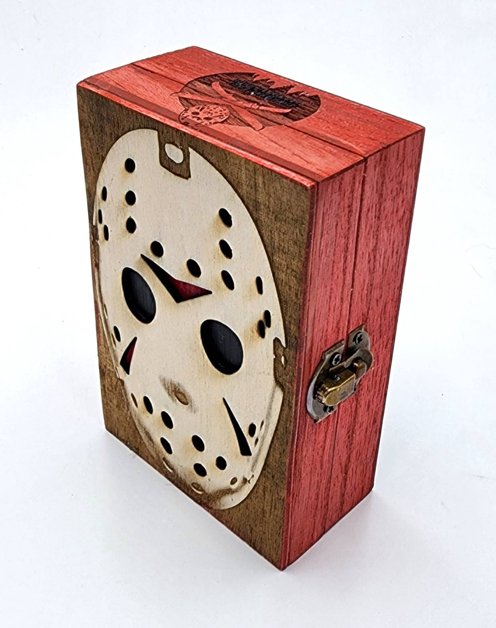 Jason Groves Box Jason Voorhees Laser Engraved Wood Box Friday the 13th (can Be ...