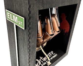 Full Size Freddy Krueger Shadow Box Nightmare on Elm Street. Plug it in or use Batteries