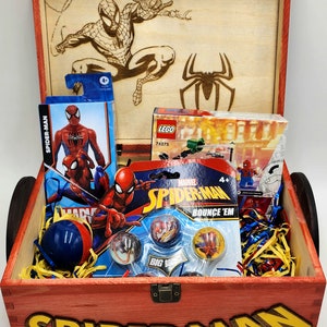 Medium Spiderman Spideybox Easter Basket Box Gift Box Letter Box Toys included