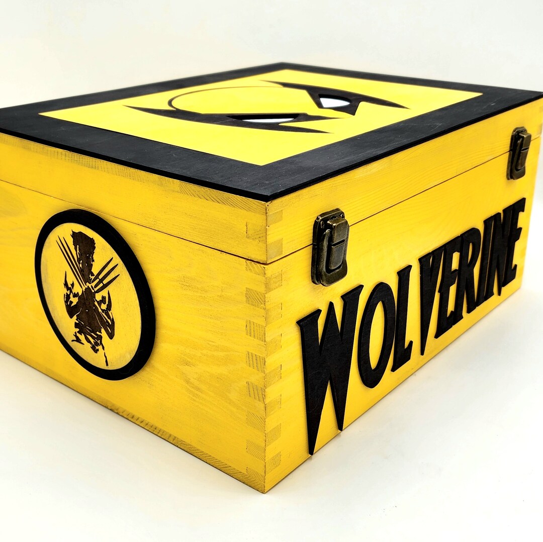 Large Wolverine Inspired Gift Box Letter Box LARGE - Etsy