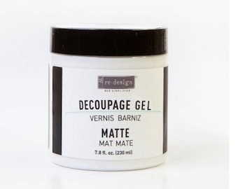 Decoupage Gel Matte or Shine-  Redesign with Prima Fast Shipping