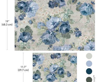 Melodías de la pradera - Rediseño con Prima - Papel de fibra para decoupage - Muebles - 2 hojas, 2 tamaños - Envío rápido