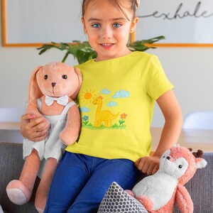 Kids&#39; Essential T-Shirt Soft Cotton Crewneck Tee for Everyday Comfort & Durability, Available in Multiple Colors and Sizes