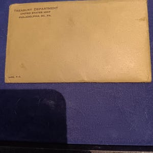 1963 ungeöffneter Probesatz