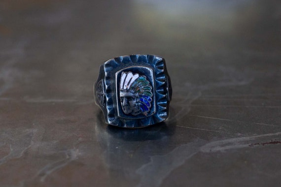 Indian Chief Mexican Biker Ring