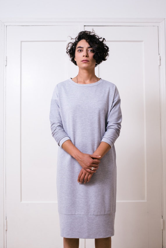 grey sweat dress