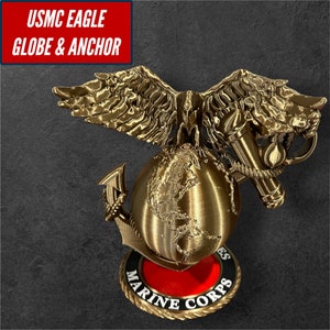 USMC EGA Marine Corps Logo Display | Eagle, Globe, and Anchor