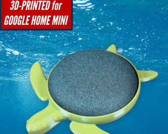 Sea Turtle Base for Google Nest Mini Smart Speaker | Cute Turtle Stand for Google Home Mini Holder | Turtle Google Home Mini Stand