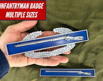 Expert Infantryman Badge (EIB) Replica | Combat Infantryman Badge (CIB) | Multiple sizes available