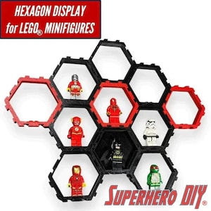 Hexagon Display for LEGO® Minifigures