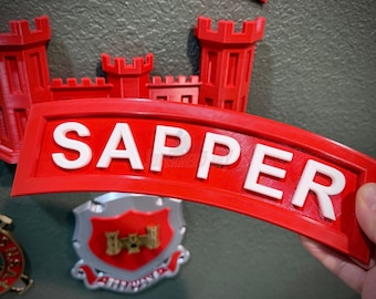 3D Sapper Tab | Combat Engineer Tab | Multiple sizes available