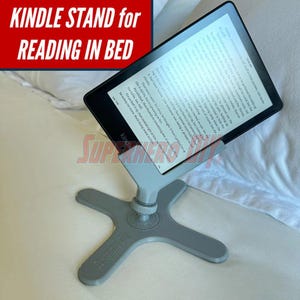 Kindle Bed Holder – Side Reading Stand for Kindle Paperwhite (Hands-Free Nightstand Stand)