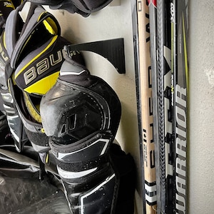 Shin Guards Knee Pads Wall Mount (2-PACK) | Hockey Gear Storage Solution