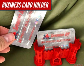 Engineer Corps Castle Business Card Holder