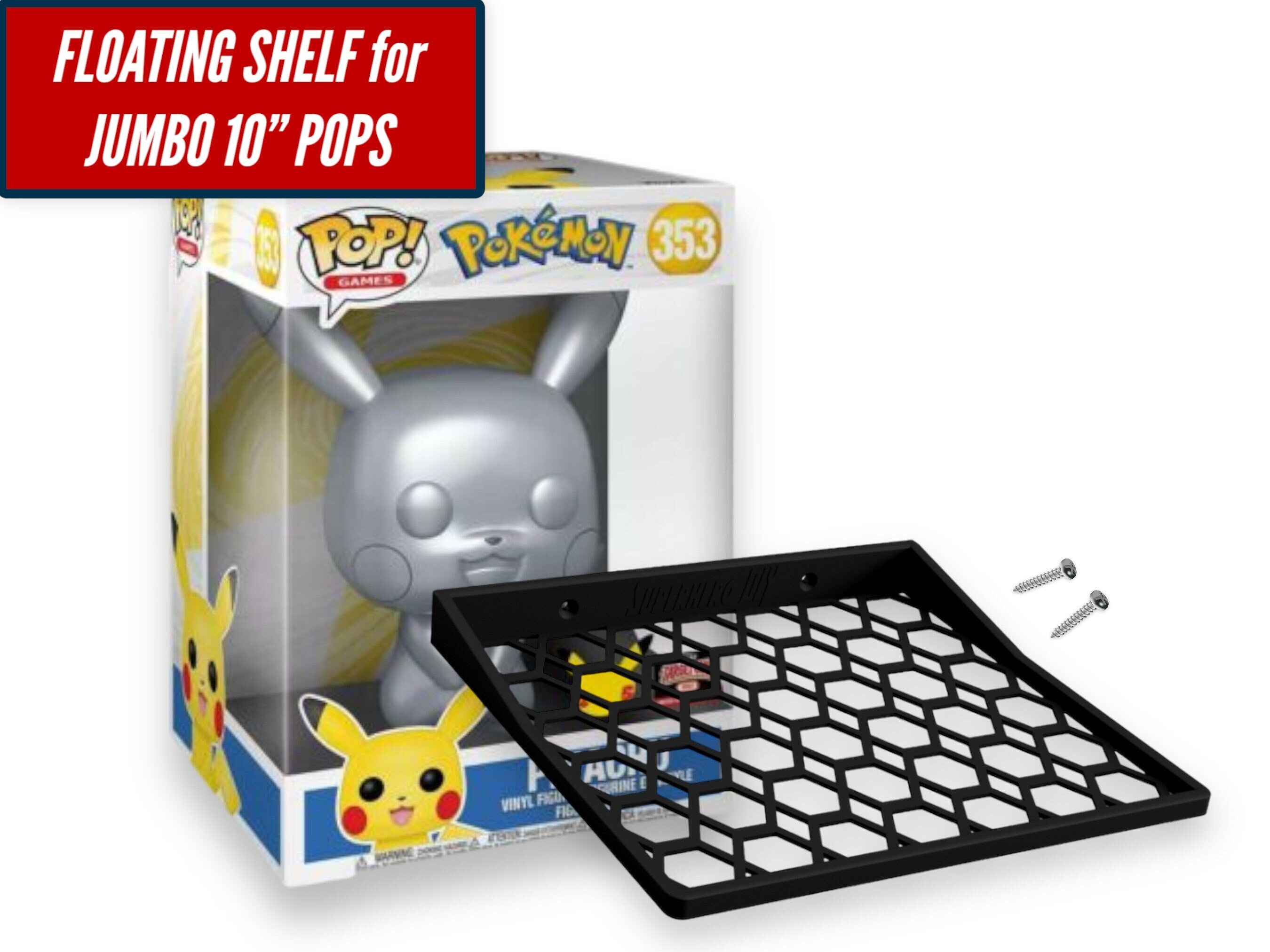 Funko Pop Games: Pokemon - 25th Anniversary Silver Pikachu Vinyl Figure #353