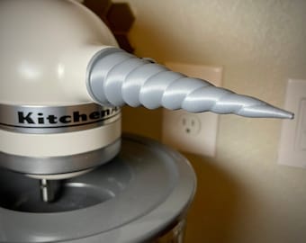 Spinning Unicorn Horn Attachment for Stand Mixer | SPINS when mixer runs!