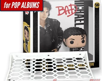 Pop! ALBUMS Floating Shelf Wall Mount | Fits 9W X 3.5D Funko Pop Albums Box | Includes mounting screws