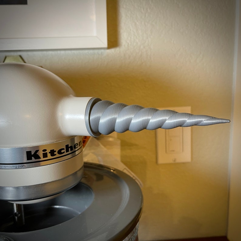 Spinning Unicorn Horn Attachment for Kitchenaid Stand Mixer Etsy