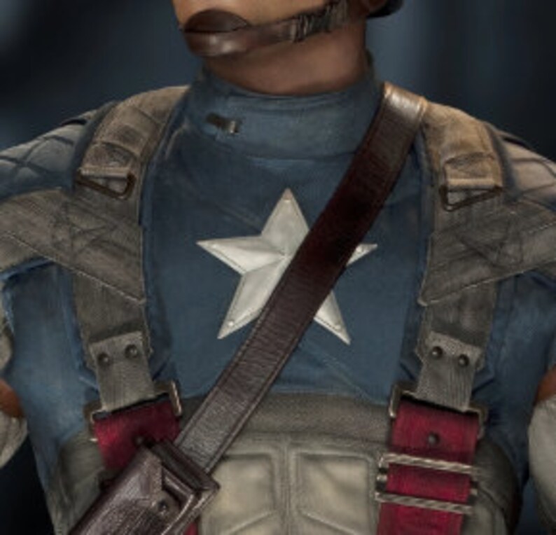 Captain America The First Avenger Chest Star Etsy