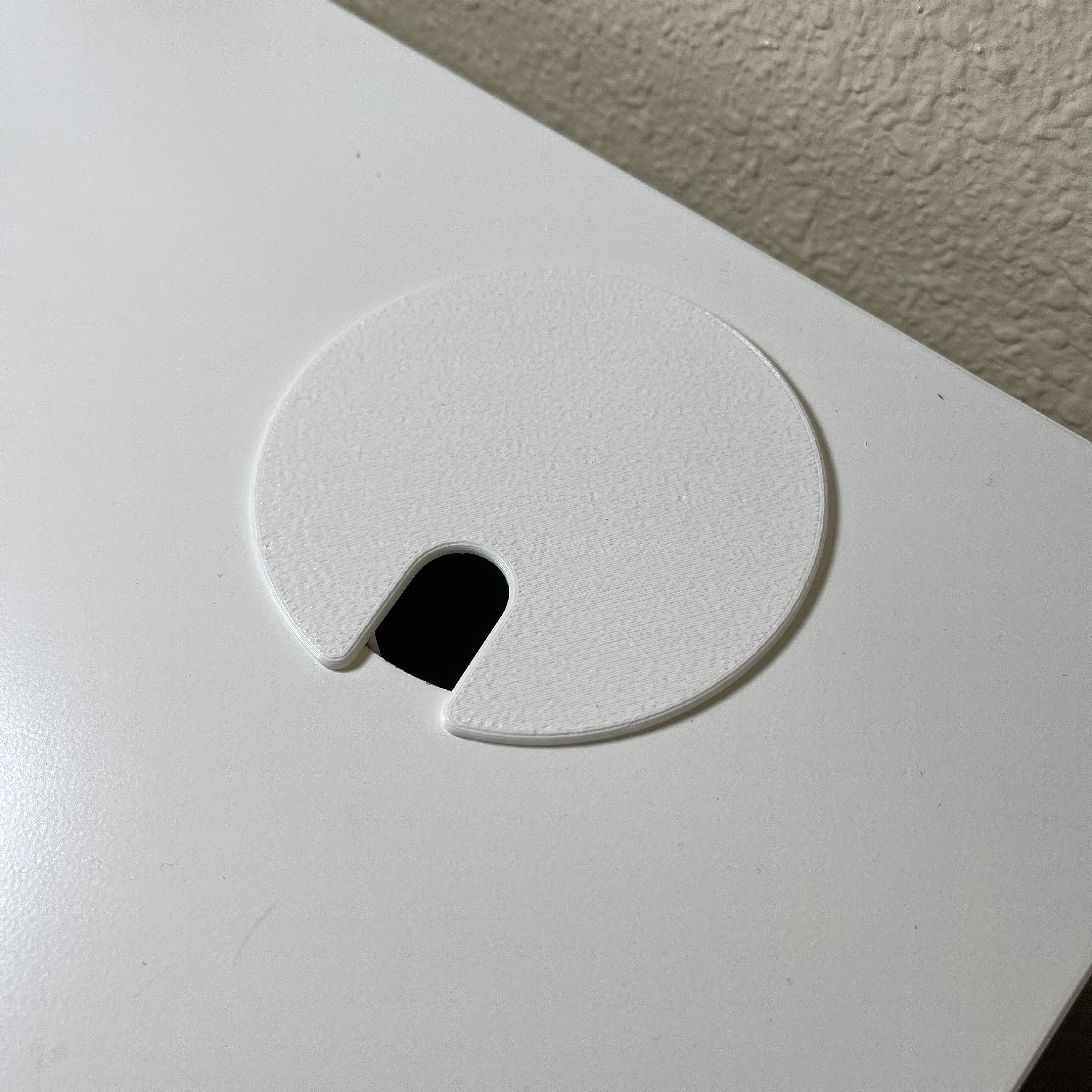 IKEA MICKE Desk Hole Cover Fits Right Into Open Wiring Hole Etsy